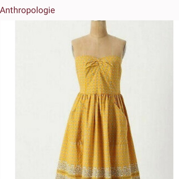 Anthropologie Dresses & Skirts - Anthropologie’s Girl from Savoy strapless dress